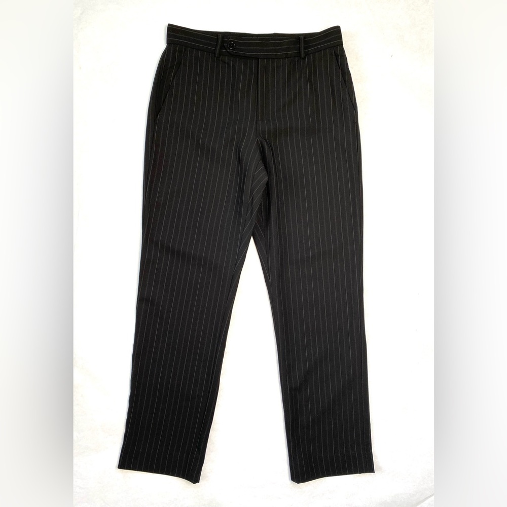 Lauren by Ralph Lauren Green Label Women’s Black Pinstripe Trouser/Pant Size 6P